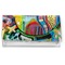 Abstract Eye Painting Vinyl Check Book Cover - Front