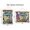 Abstract Eye Painting Wall Hanging Tapestries - Parent/Sizing