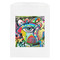 Abstract Eye Painting White Treat Bag - Front View