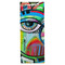 Abstract Eye Painting Wine Gift Bag - Gloss - Front