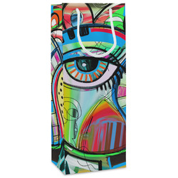 Abstract Eye Painting Wine Gift Bags - Matte