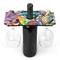 Abstract Eye Painting Wine Glass Holder