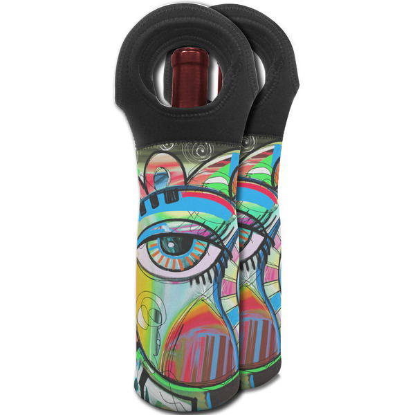 Abstract Eye Painting Wine Tote Bag - MAIN