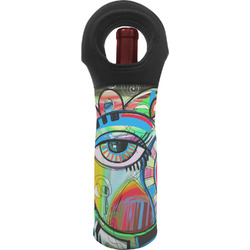 Abstract Eye Painting Wine Tote Bag