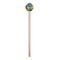 Abstract Eye Painting Wooden 6" Stir Stick - Round - Single Stick
