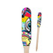 Abstract Eye Painting Paddle Wooden Food Picks