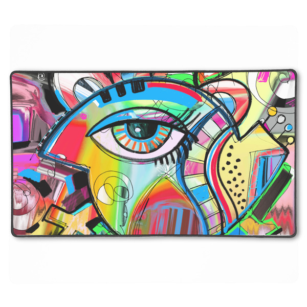Custom Abstract Eye Painting XXL Gaming Mouse Pad - 24" x 14"