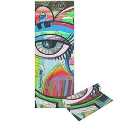 Abstract Eye Painting Yoga Mat - Printable Front and Back