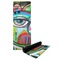 Abstract Eye Painting Yoga Mat with Black Rubber Back Full Print View