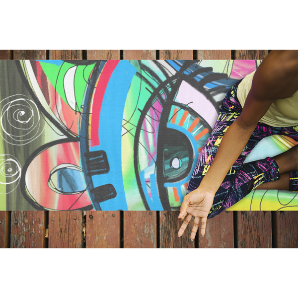 Abstract Eye Painting Yoga Mats - LIFESTYLE
