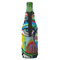 Abstract Eye Painting Zipper Bottle Cooler - BACK (bottle)