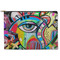 Abstract Eye Painting Zipper Pouch Large (Front)