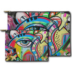 Abstract Eye Painting Zipper Pouch