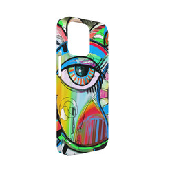 Abstract Eye Painting iPhone Case - Plastic - iPhone 13 Mini