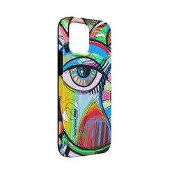 Abstract Eye Painting iPhone Case - Rubber Lined - iPhone 13 Mini