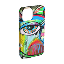 Abstract Eye Painting iPhone Case - Plastic - iPhone 15