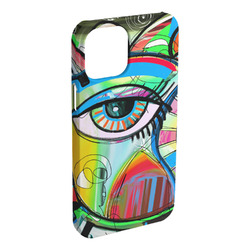 Abstract Eye Painting iPhone Case - Plastic - iPhone 15 Plus