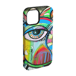 Abstract Eye Painting iPhone Case - Rubber Lined - iPhone 15 Pro
