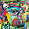Abstract Eye Painting