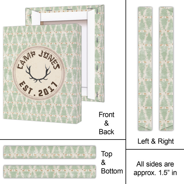 Deer 11x14 - Canvas Print - Approval