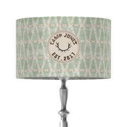 Deer 12" Drum Lamp Shade - Fabric (Personalized)