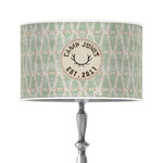 Deer 12" Drum Lamp Shade - Poly-film (Personalized)