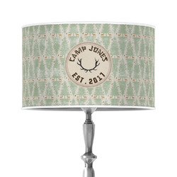 Deer 12" Drum Lamp Shade - Poly-film (Personalized)