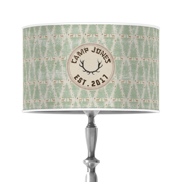 Custom Deer 12" Drum Lamp Shade - Poly-film (Personalized)