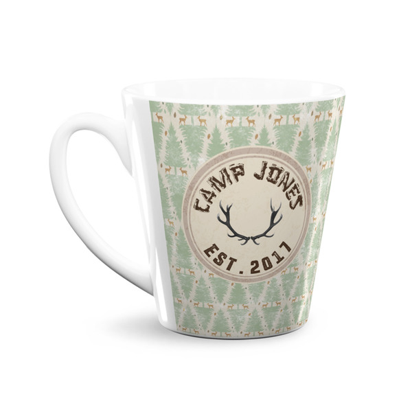 Deer 12 Oz Latte Mug - Front