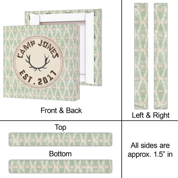 Deer 12x12 - Canvas Print - Approval