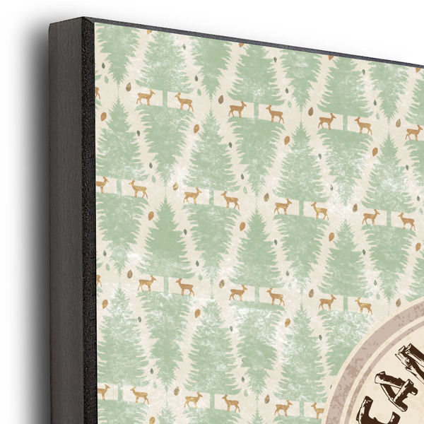 Deer 12x12 Wood Print - Closeup