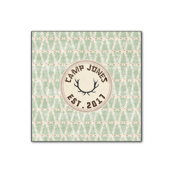 Custom Deer Wood Print - 12x12 (Personalized)