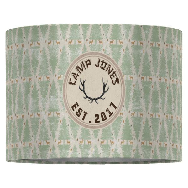 Deer 16" Drum Lampshade - FRONT (Fabric)