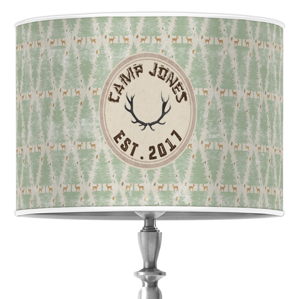 Custom Deer 16" Drum Lamp Shade - Poly-film (Personalized)