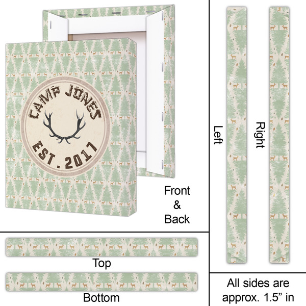 Deer 16x20 - Canvas Print - Approval