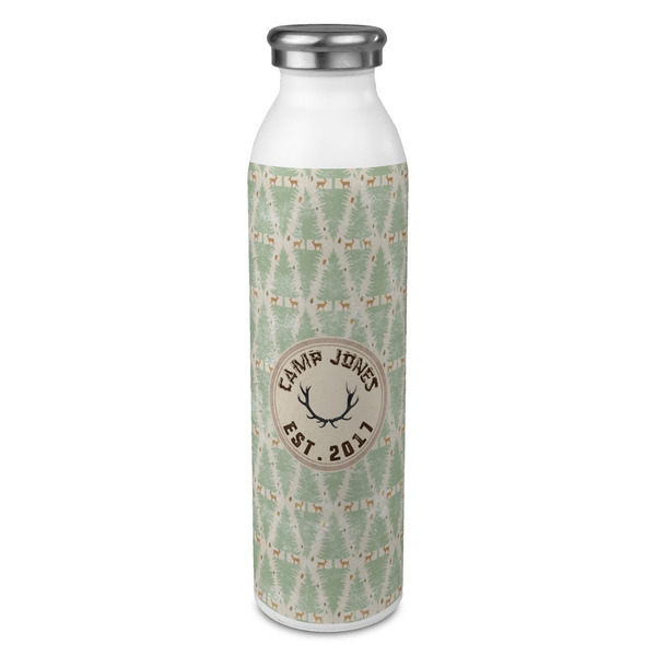 Custom Deer 20oz Stainless Steel Water Bottle - Full Print (Personalized)