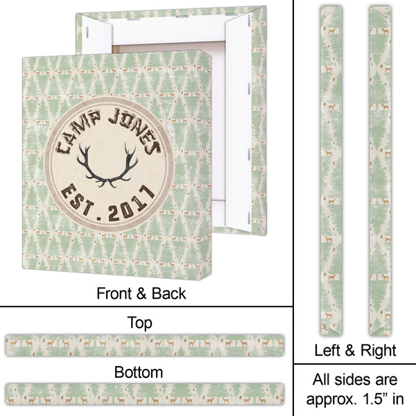 Deer 20x24 - Canvas Print - Approval