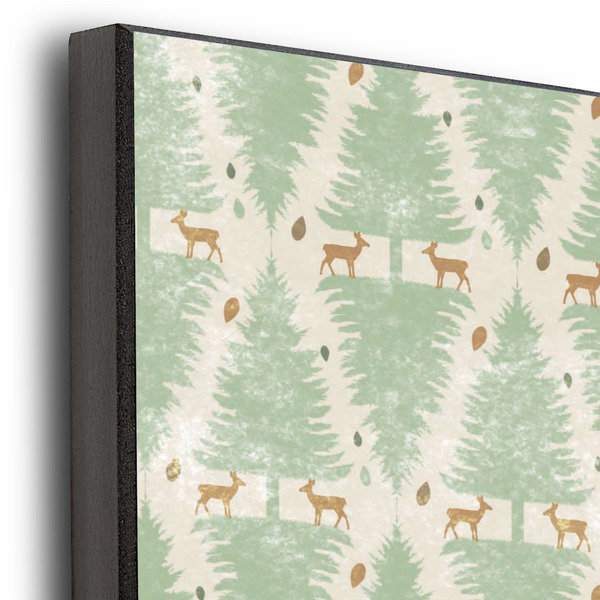 Deer 20x24 Wood Print - Closeup