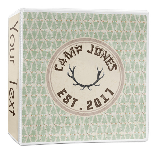 Custom Deer 3-Ring Binder - 2 inch (Personalized)