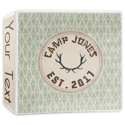 Deer 3-Ring Binder - 3 inch (Personalized)