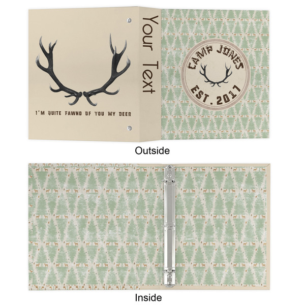 Deer 3 Ring Binders - Full Wrap - 1" - APPROVAL