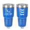 Deer 30 oz Stainless Steel Tumbler - Royal Blue - Double-Sided (Personalized)