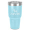 Deer 30 oz Stainless Steel Tumbler - Teal - Single-Sided (Personalized)