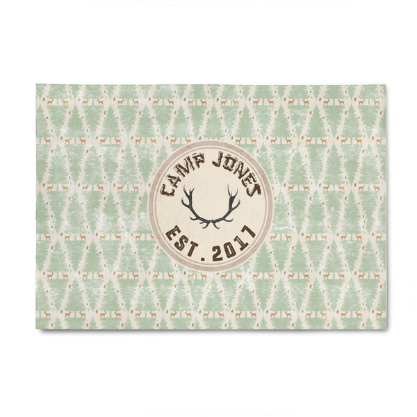 Custom Deer 4' x 6' Patio Rug (Personalized)