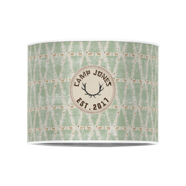 Deer 8" Drum Lampshade - FRONT (Poly Film)