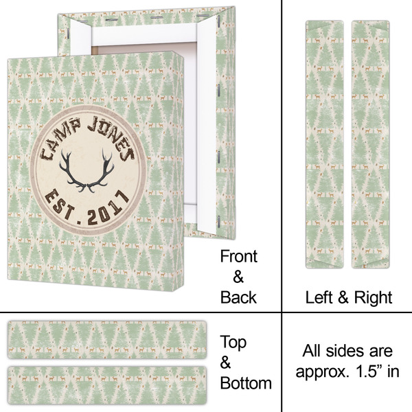 Deer 8x10 - Canvas Print - Approval