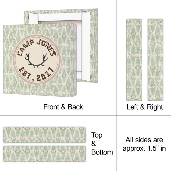 Deer 8x8 - Canvas Print - Approval