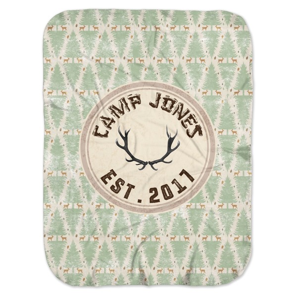 Custom Deer Baby Swaddling Blanket (Personalized)