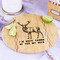 Deer Bamboo Cutting Board - In Context