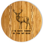 Deer Bamboo Cutting Board (Personalized)